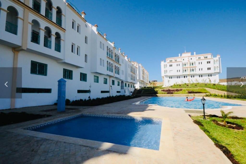 Apartamento Vacacional Achakar Playa&Piscina! タンジェ エクステリア 写真